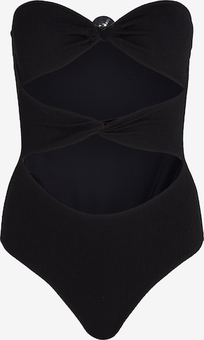 Karl Lagerfeld Swimsuit in Black: front