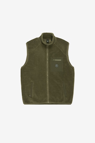 Le Temps Des Cerises Vest 'Rudy' in Green: front