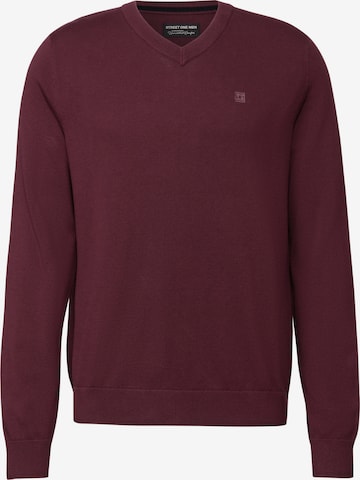 Street One MEN Sweater in Red: front