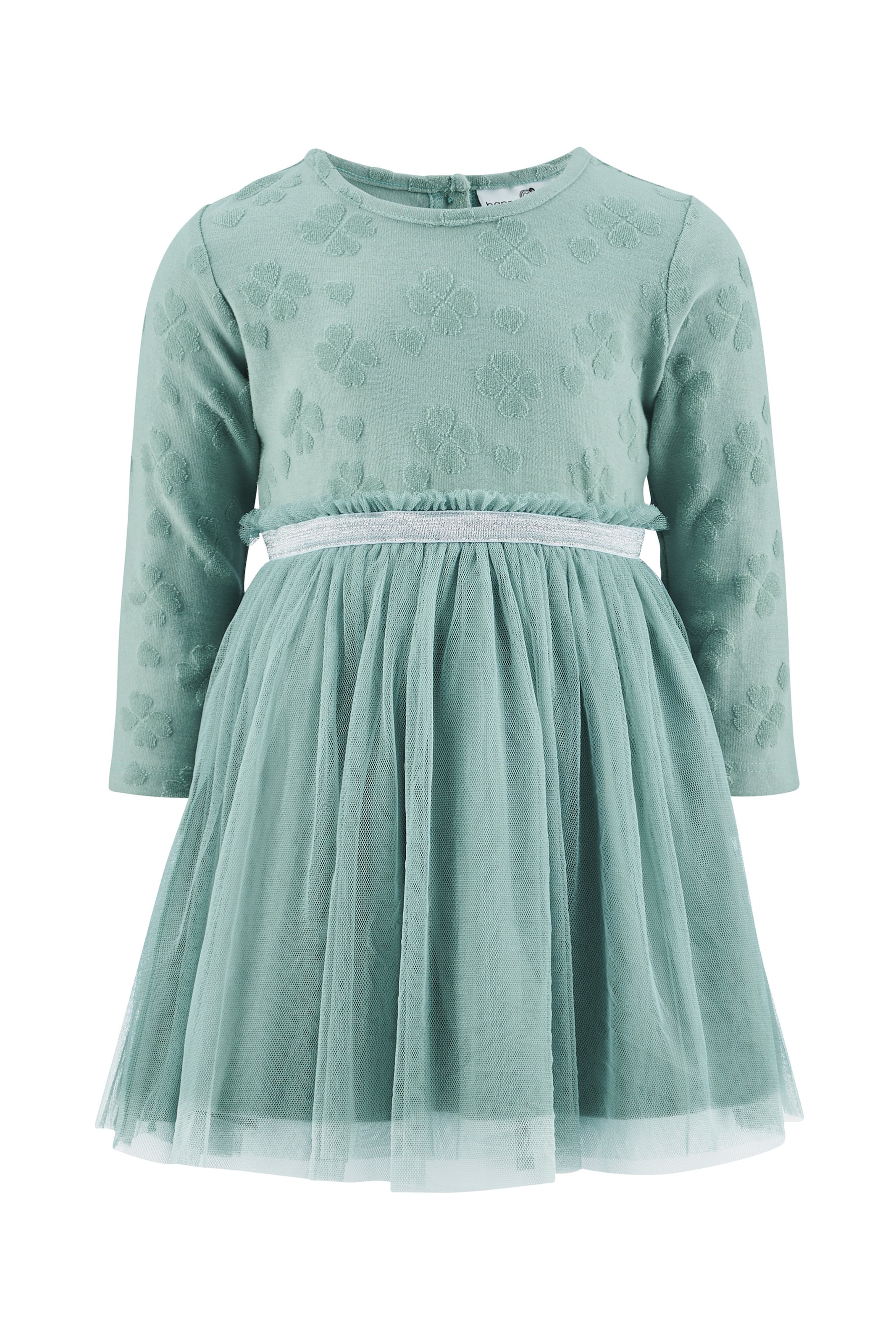 Rochie de la happy girls pe verde: față