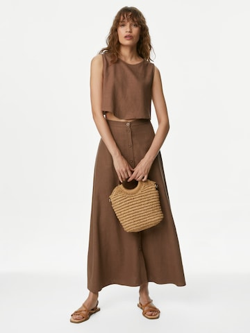 Chemisier Marks & Spencer en marron