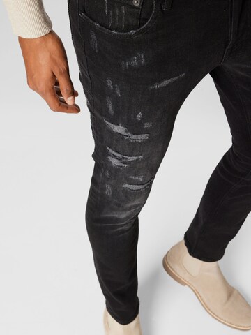 JACK & JONES Skinny Jeans 'GLENN' in Black