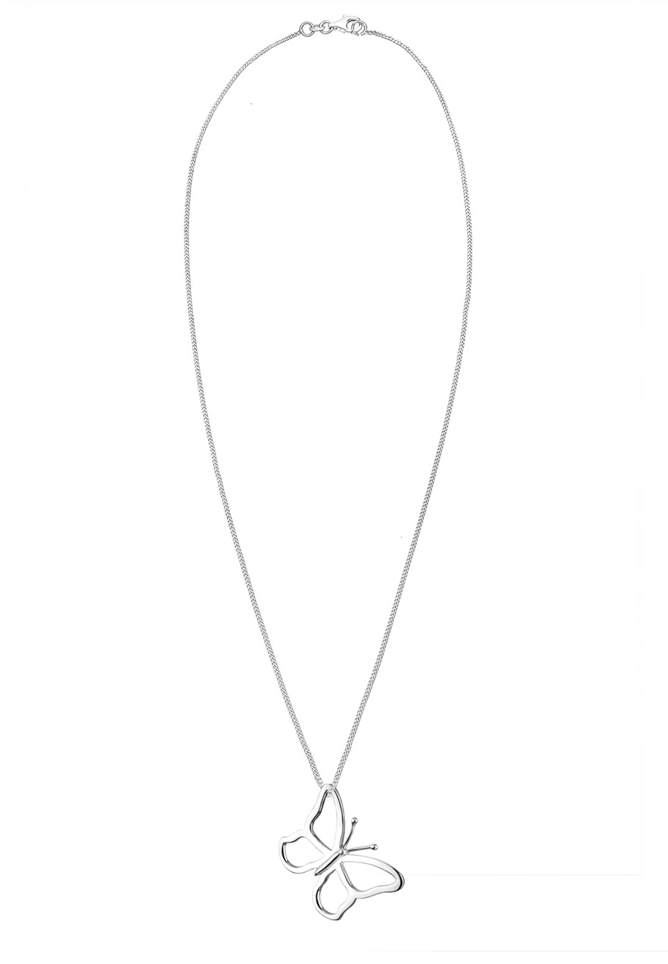 ELLI Lánc 'Schmetterling' - ezüst: elől