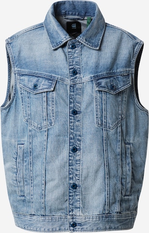 Gilet G-Star RAW en bleu : devant