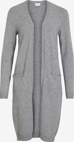 VILA Вязаное пальто 'Ril' в Серый: спереди