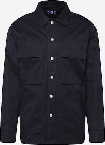 DIESEL - Ajuste confortable Camisa 'DERR' en negro: frente