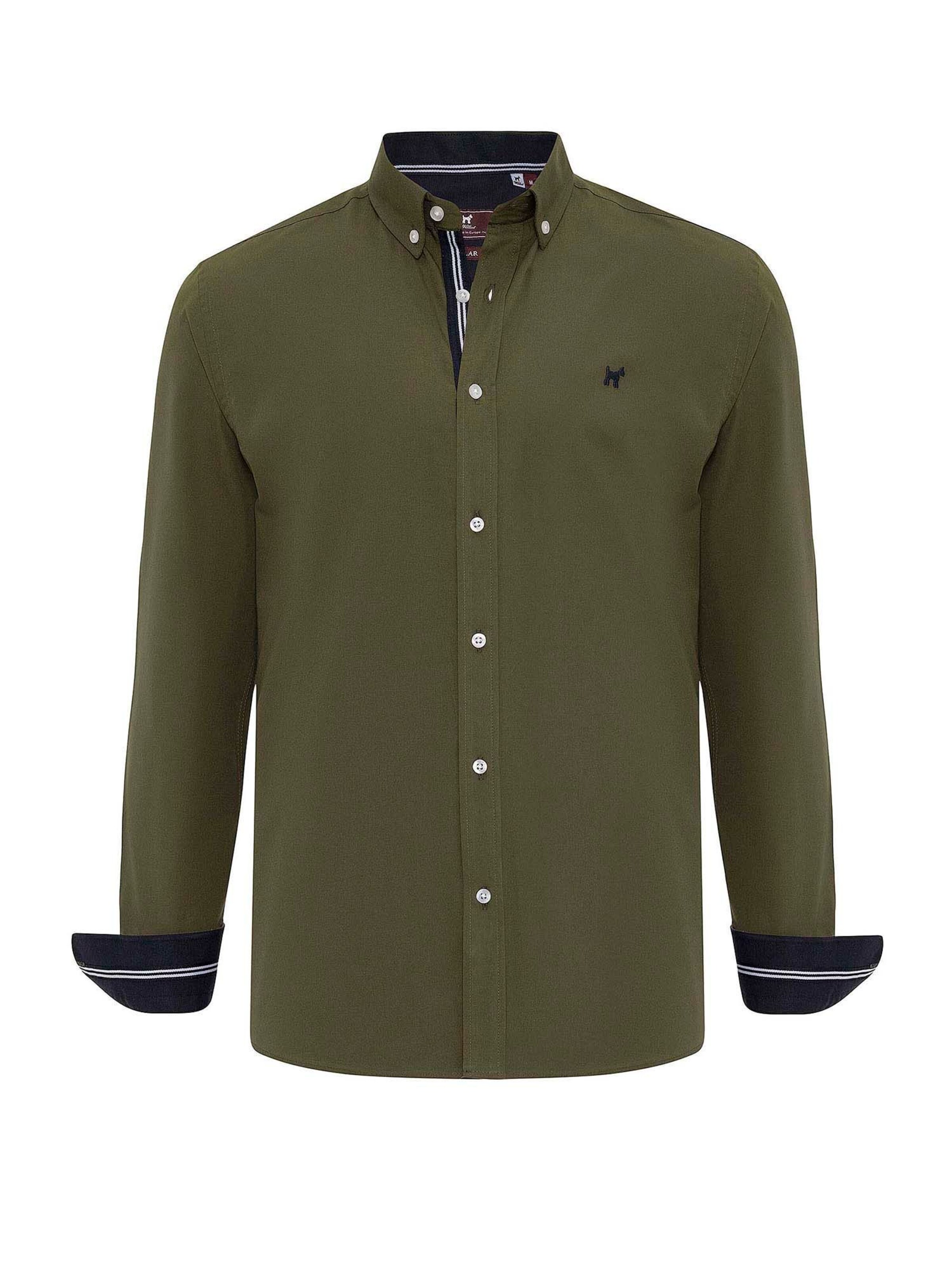 Williot Regular Fit Hemd in Grün