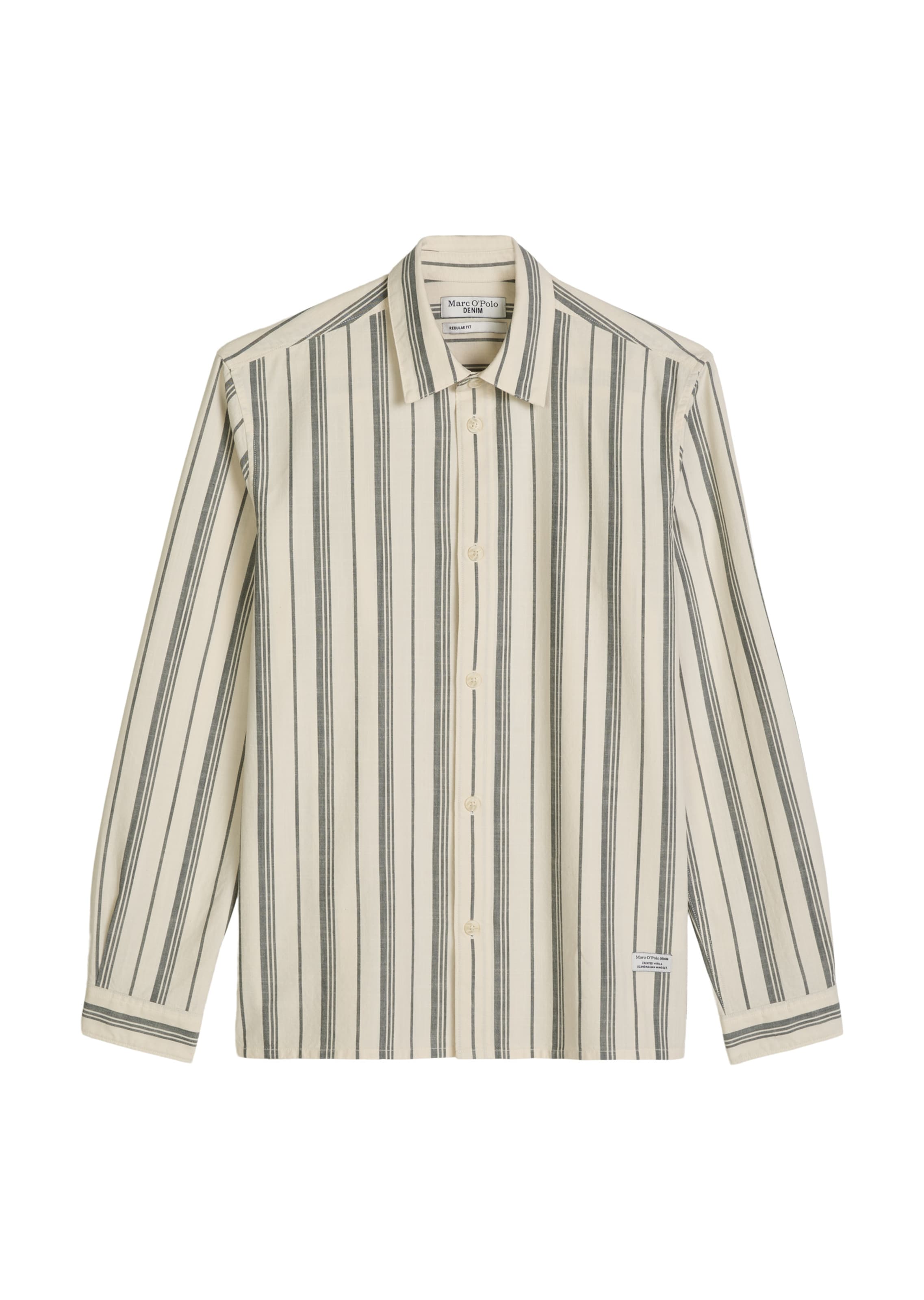 Marc O'Polo DENIM Regular fit Button Up Shirt in Beige: front