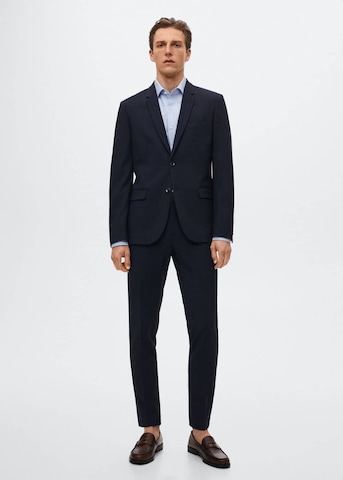 MANGO MAN Slim Fit Sakko 'Paulo' in Blau