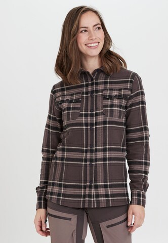 Whistler Regular fit Multifunctionele blouse 'Jamba' in Bruin: voorkant