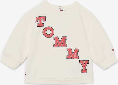 TOMMY HILFIGER Sweat en crème / rouge, Vue avec produit