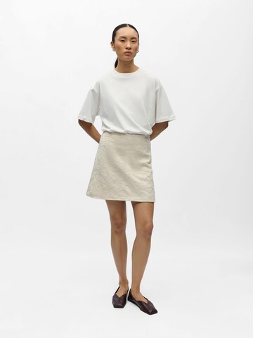 Jupe 'OBJMathilda Lisa' OBJECT en blanc