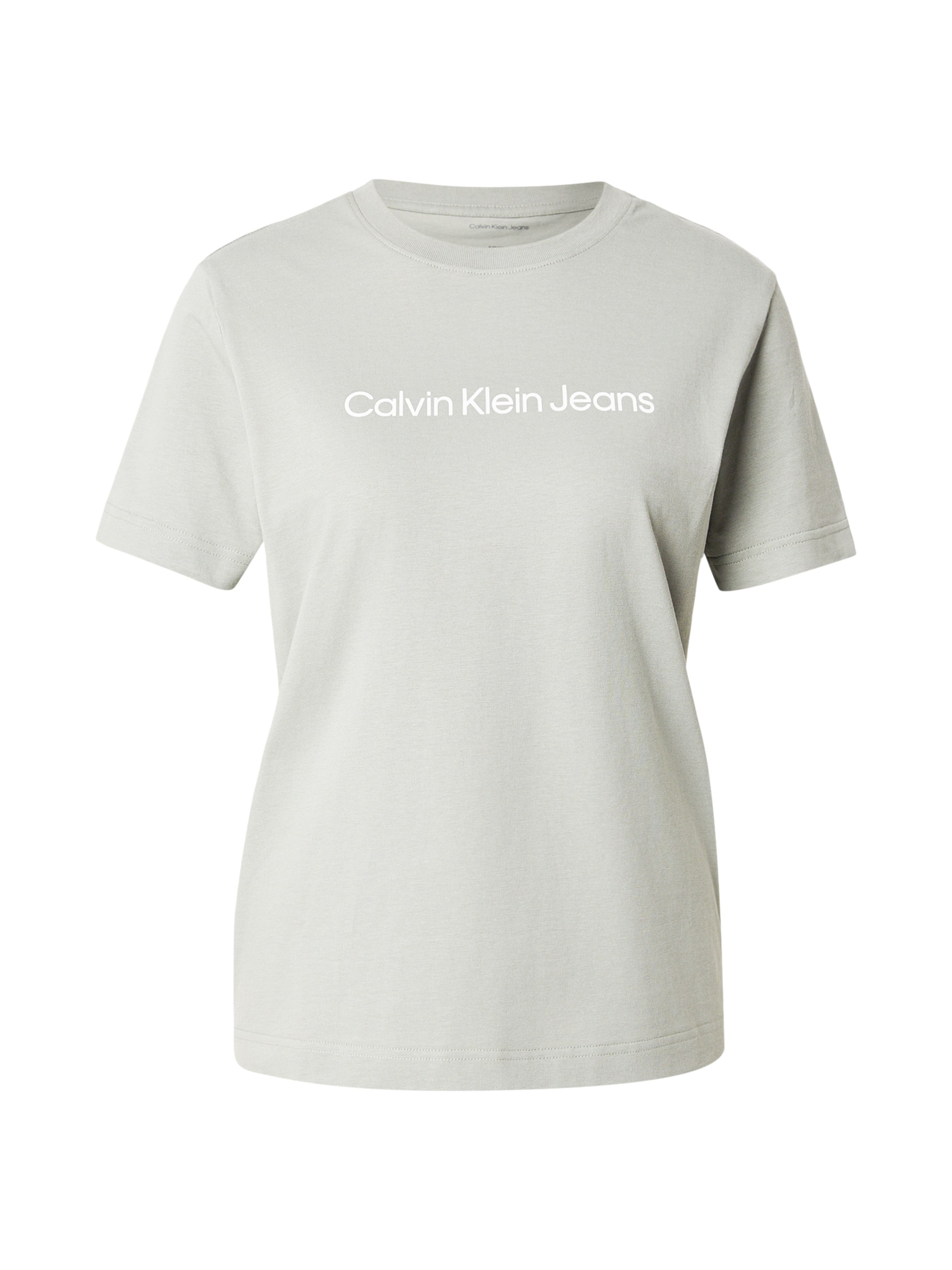 Calvin Klein Jeans Shirt 'CLASSIC' in Beige: front