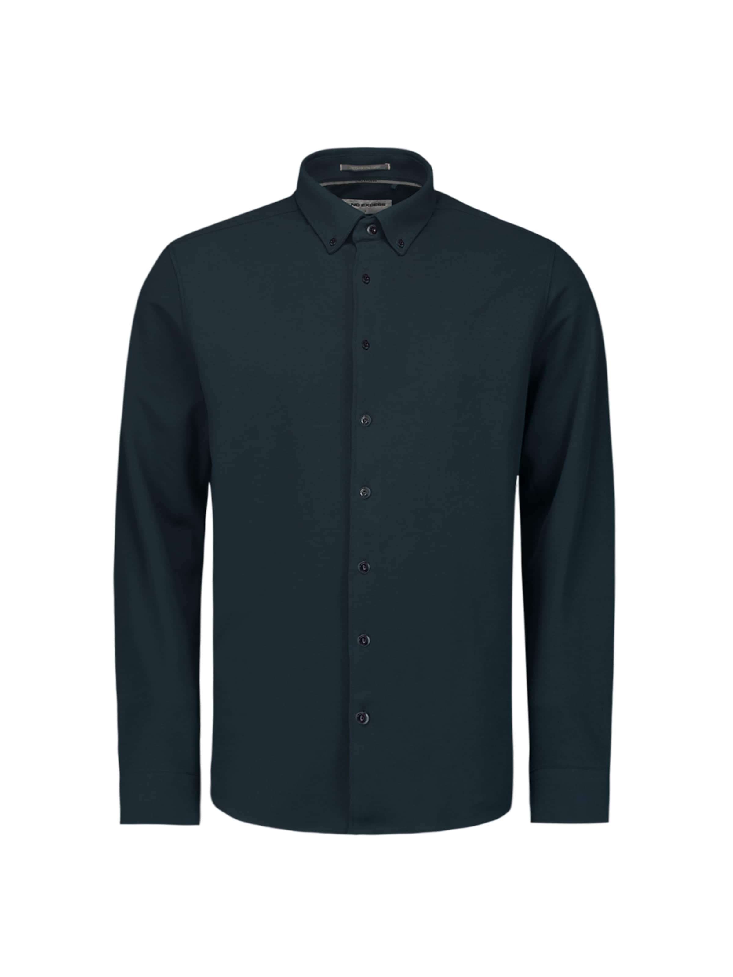 No Excess Regular fit Button Up Shirt in Blue: front
