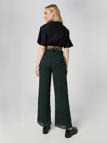 Wide leg Pantaloni 'Georgina' di Guido Maria Kretschmer Women in verde