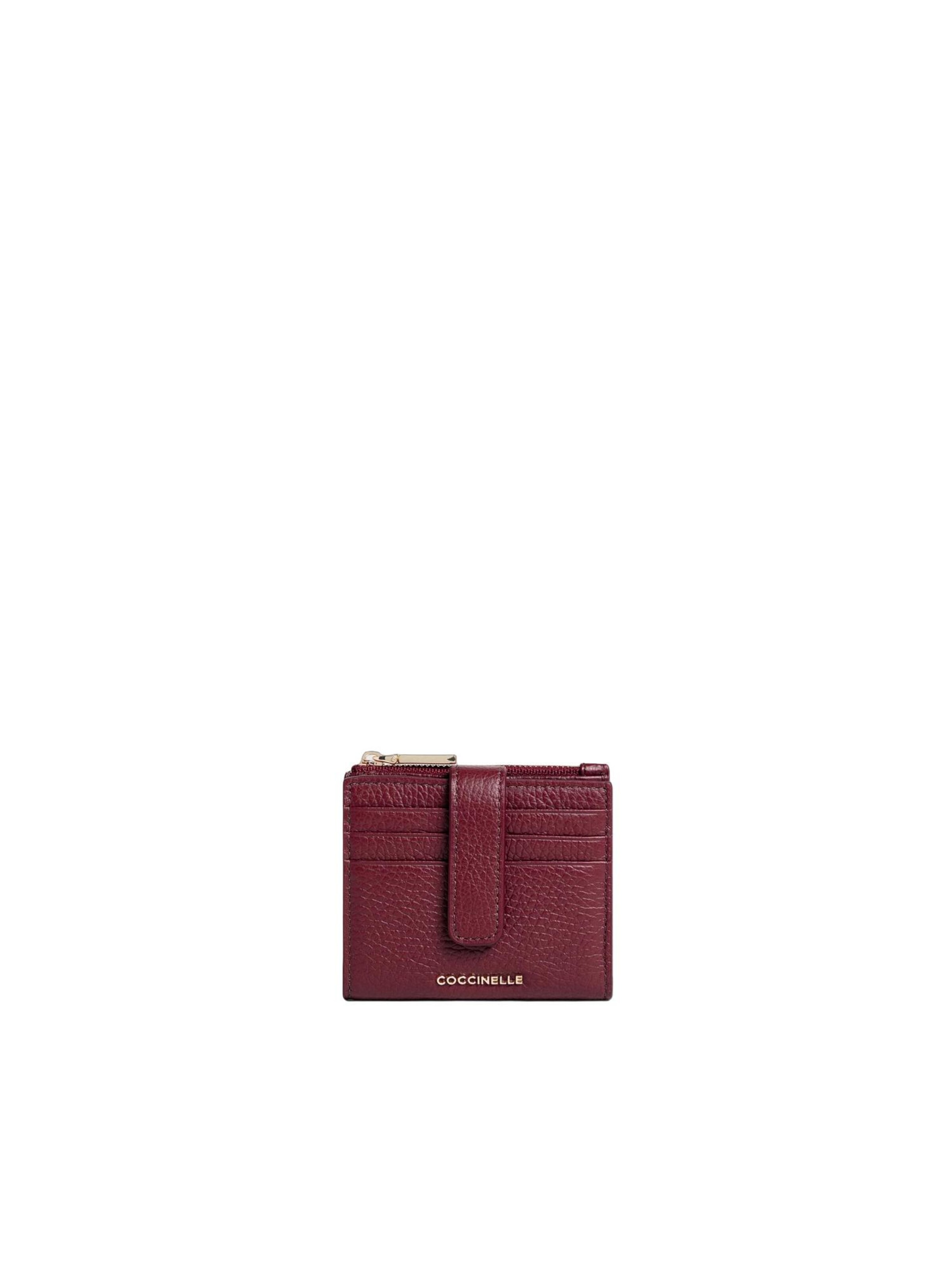 Portamonete 'COCCINELLE METALLIC 6' di Coccinelle in rosso: frontale
