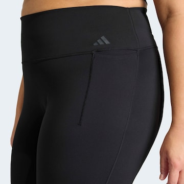 ADIDAS PERFORMANCE Skinny Workout Pants in Black