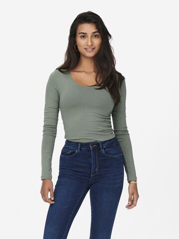 ONLY Shirt in Braun: Vorderseite