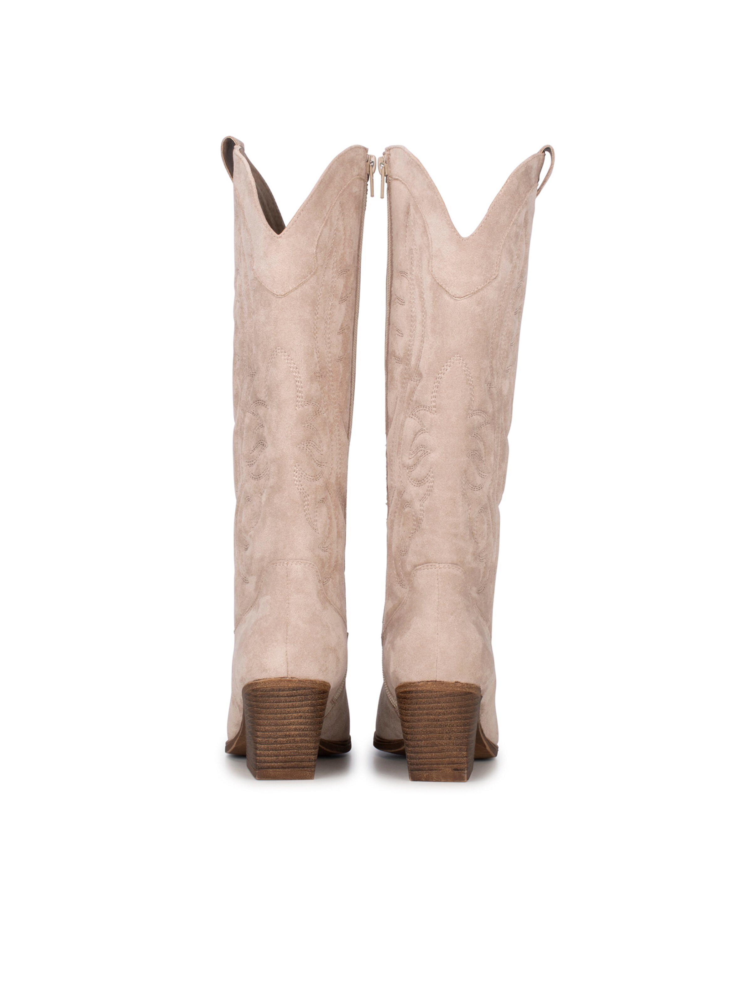 Bottes de cowboy 'Jill' POSH by Poelman en beige