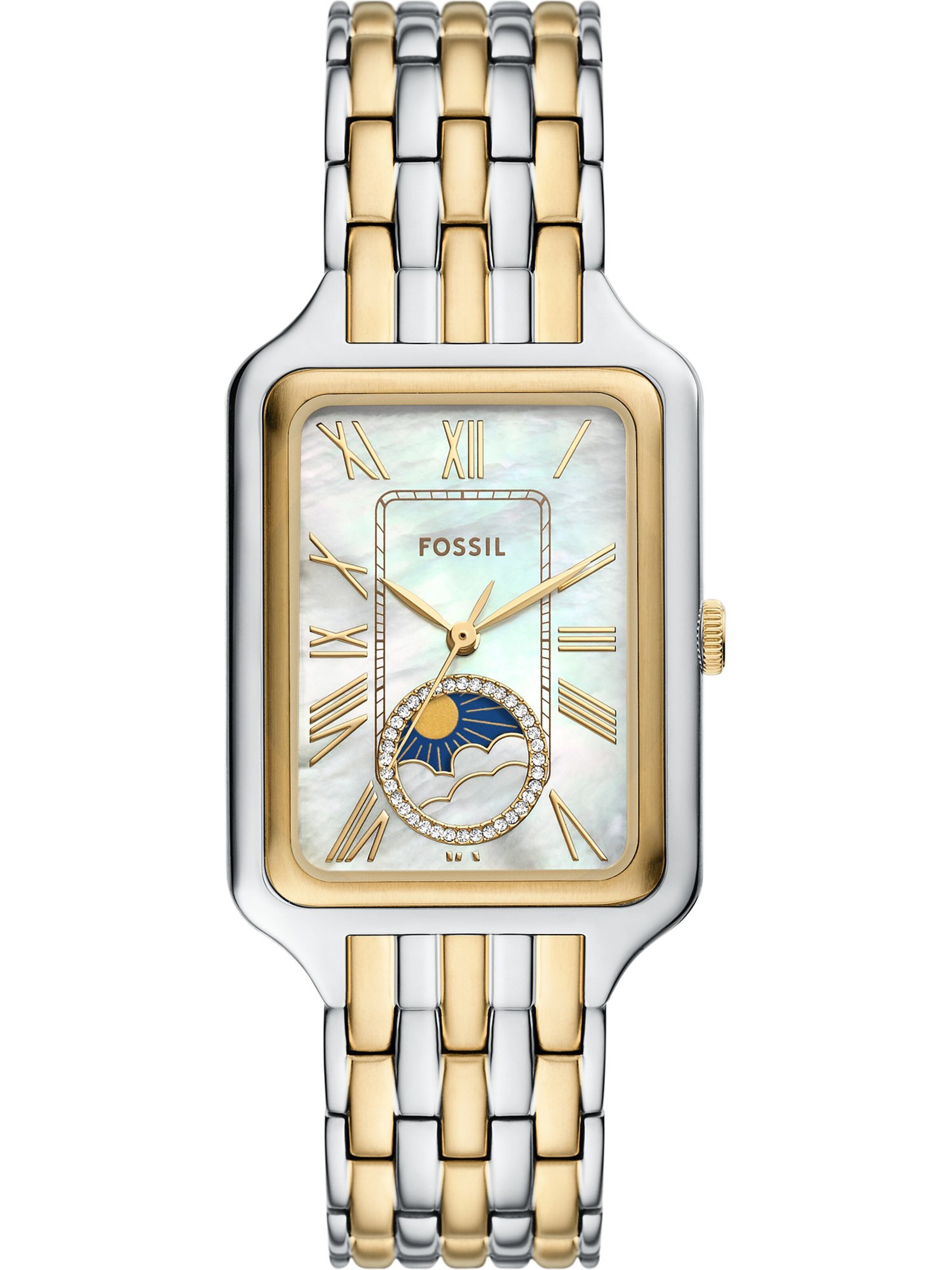 FOSSIL Uhr 'Raquel' in Gold: Vorderseite