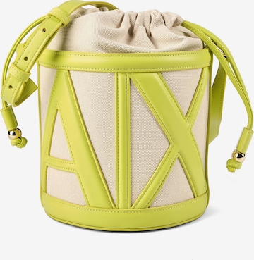 Sac à bandoulière ARMANI EXCHANGE en jaune : devant