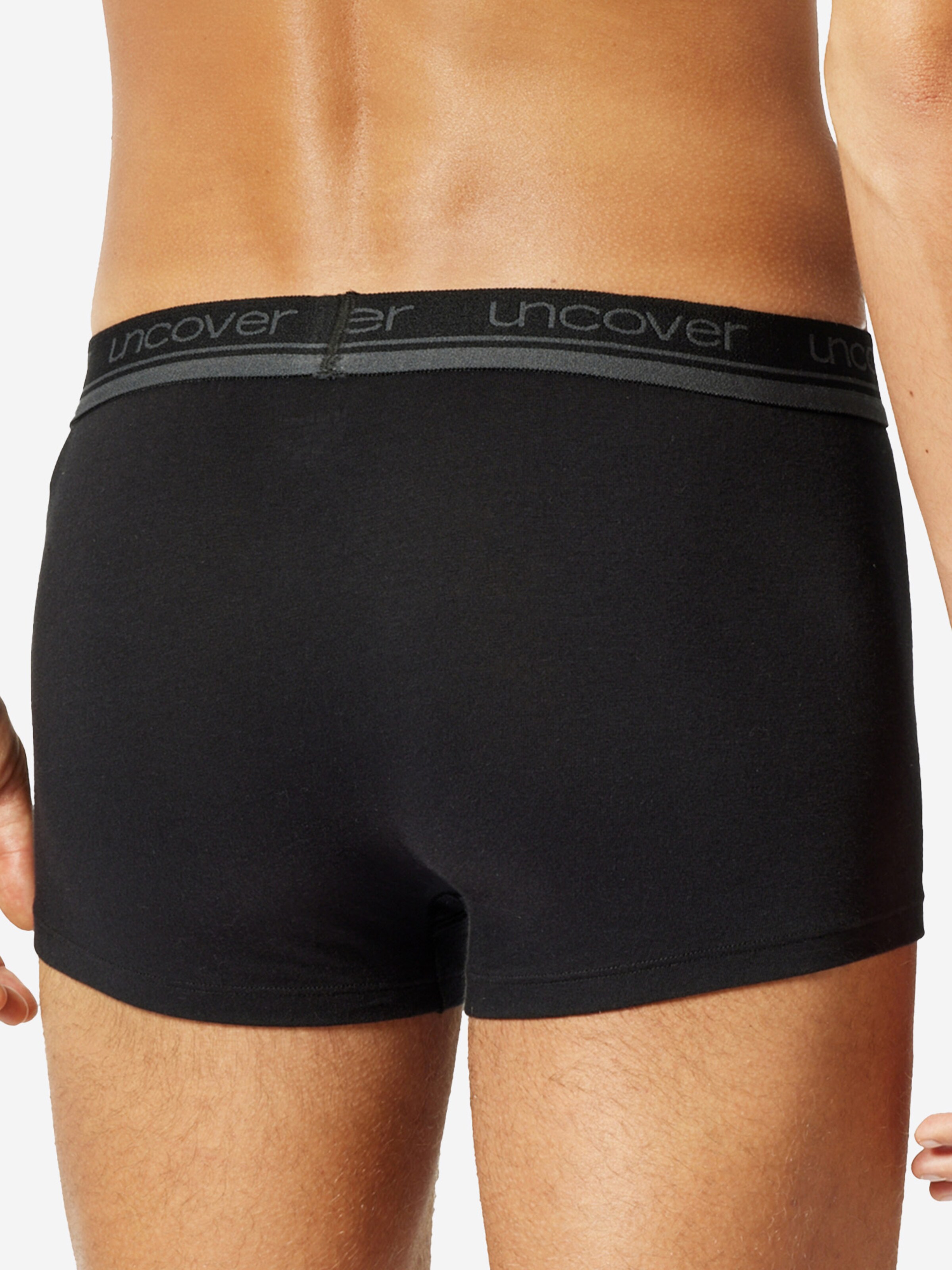 uncover by SCHIESSER Boxershorts 'Basic'‌‌‌ in Schwarz