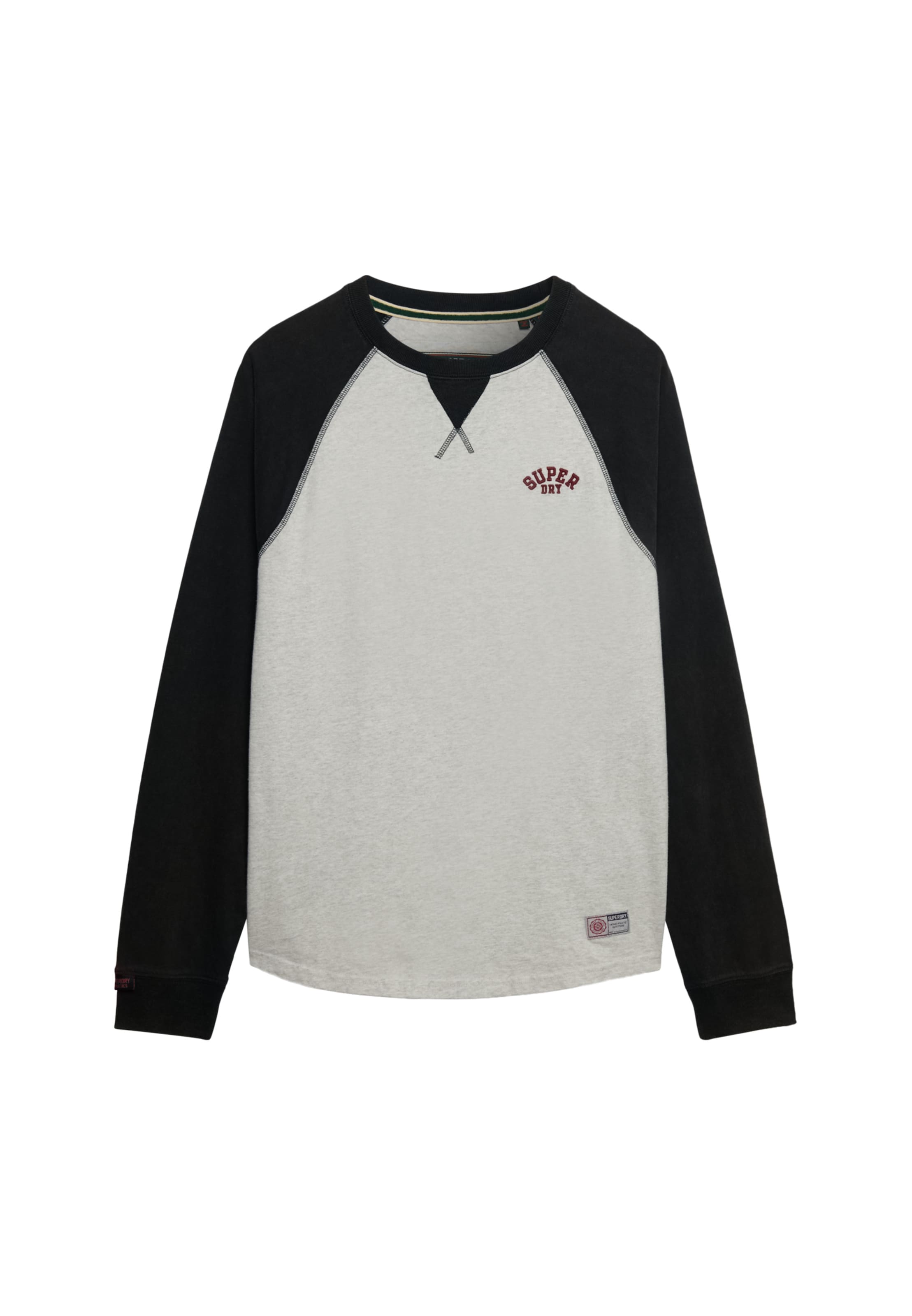 T-Shirt 'Vintage Athletic' Superdry & Co en gris : devant