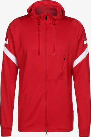 NIKE Athletic Jacket in Red: front