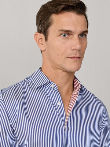 Hackett London Regular Fit Hemd 'Bengal' in Blau