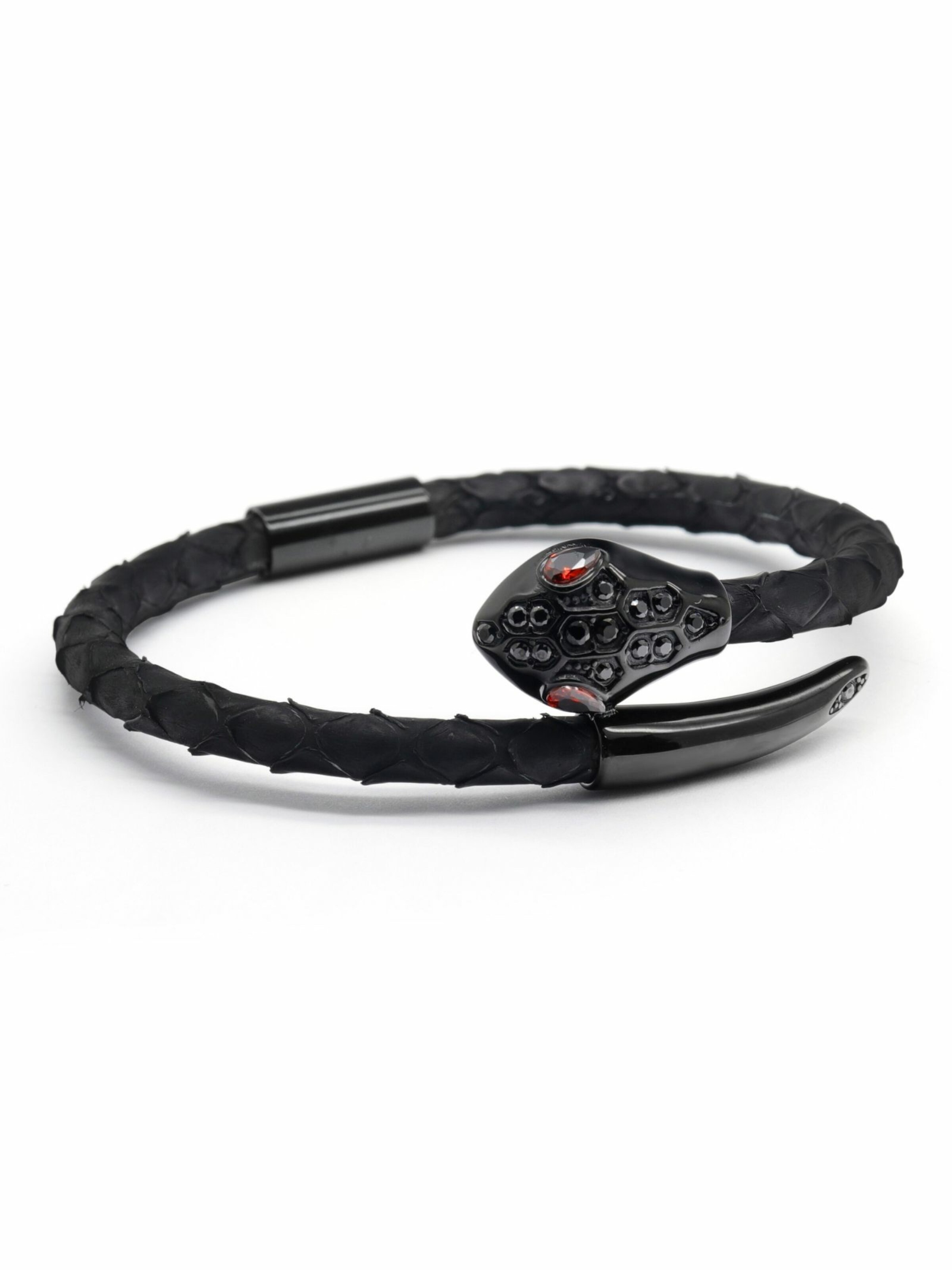 Bracelet 'Snake Head' GT Collection en noir