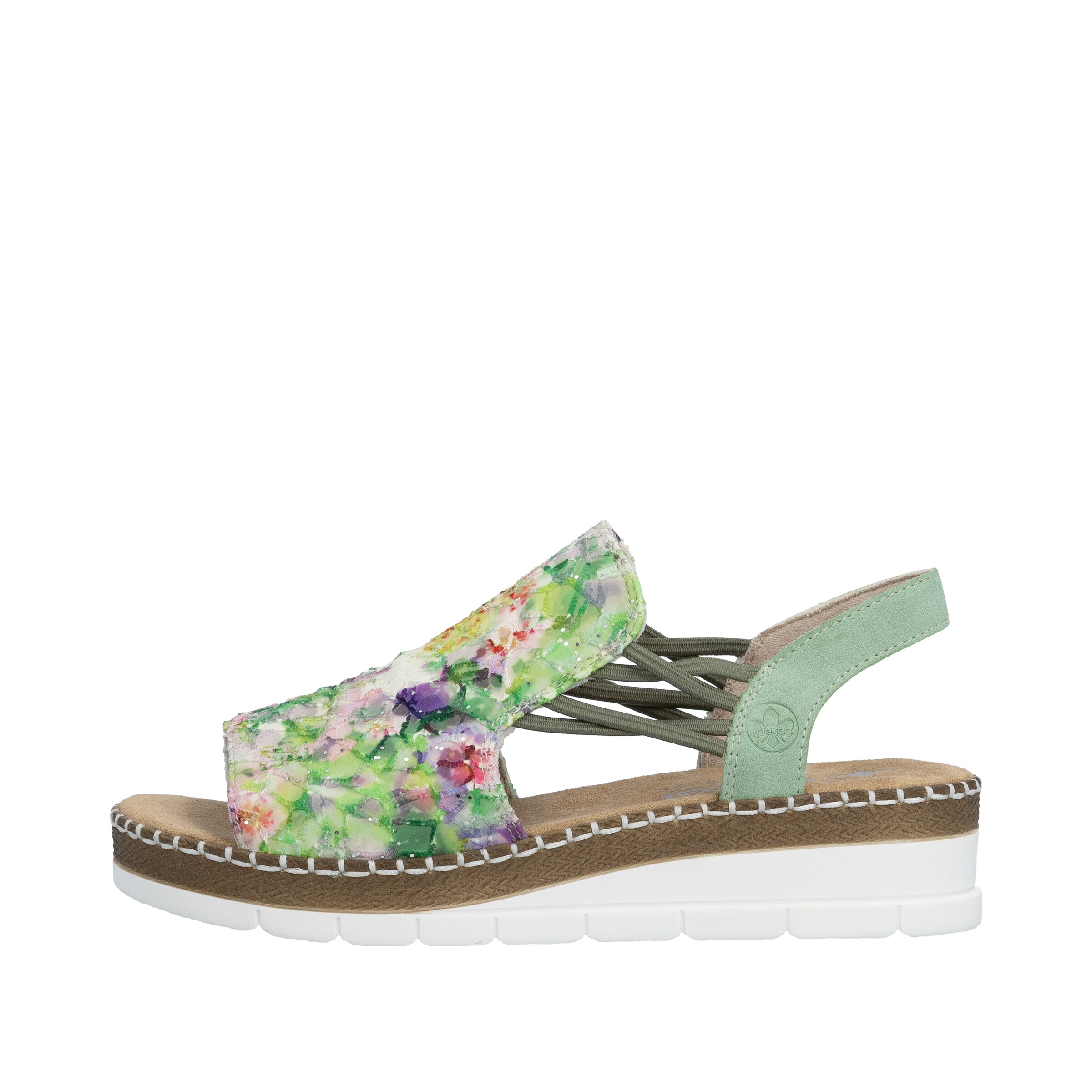 Sandales Rieker en mélange de couleurs