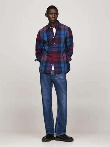 TOMMY HILFIGER Regular fit Button Up Shirt in Red