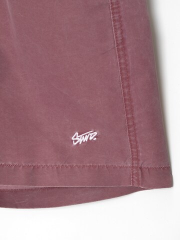 Shorts de bain Pull&Bear en rouge