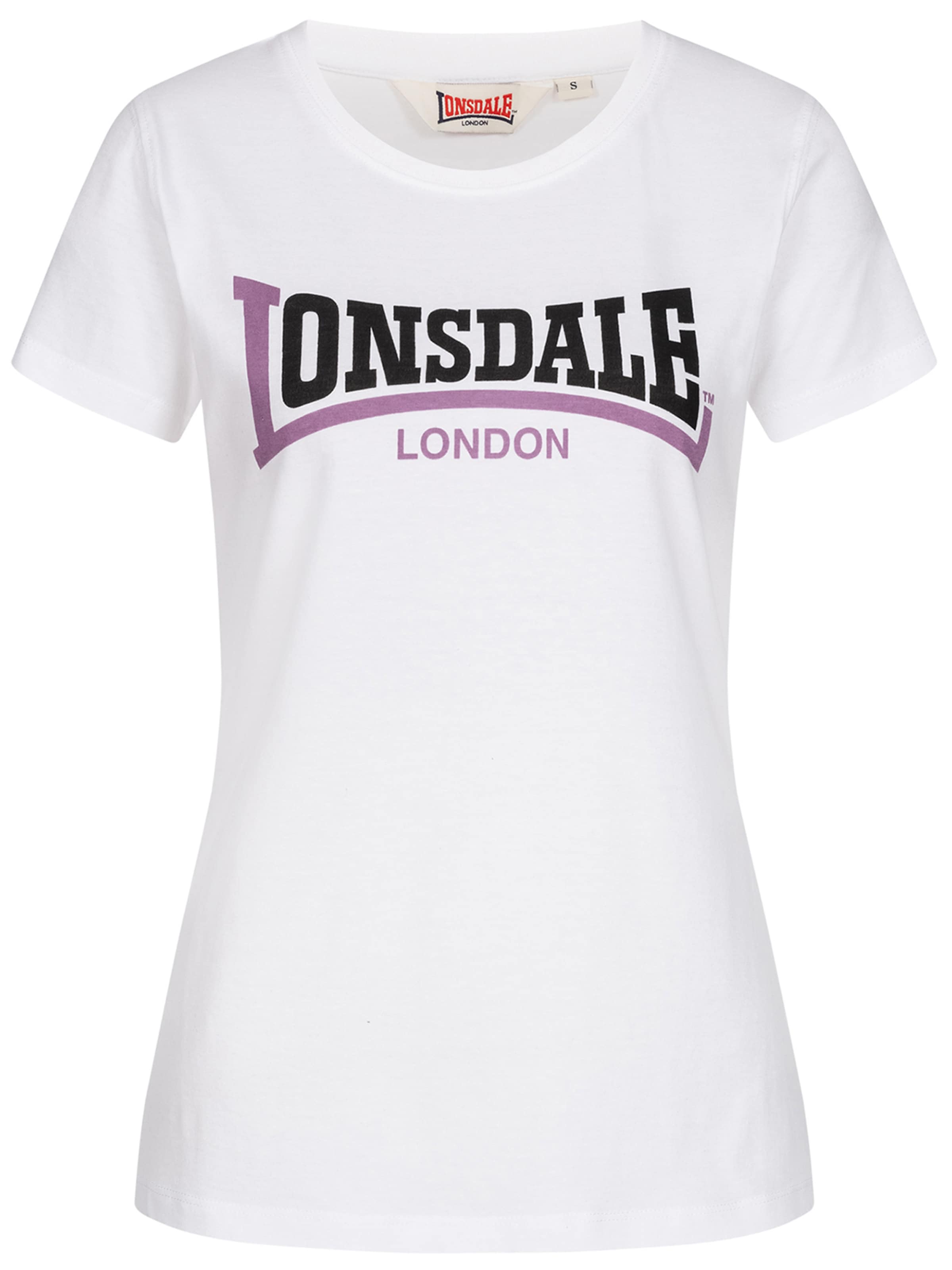 LONSDALE Shirt 'Achnavast' in White: front