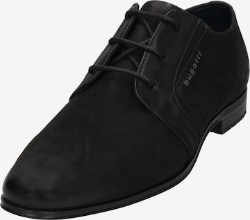 bugatti Lace-Up Shoes in Black: front