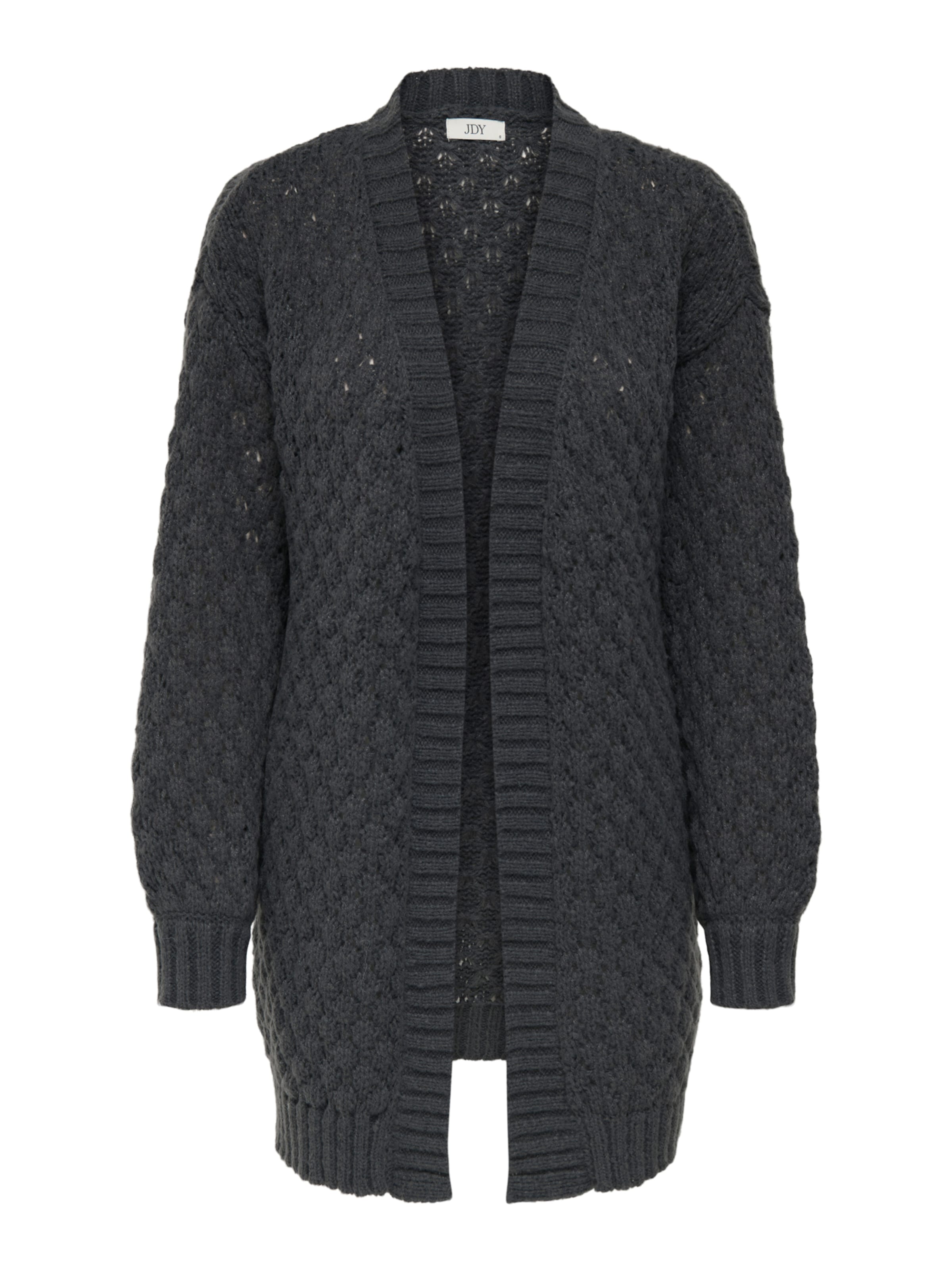 JDY Knit Cardigan 'JDYCELESTE' in Grey: front