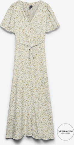 Robe 'VMMALBA' Vero Moda Maternity en beige : devant