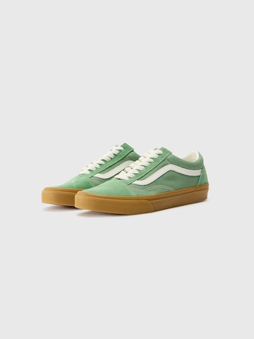 Baskets basses 'Old Skool' VANS en vert : devant
