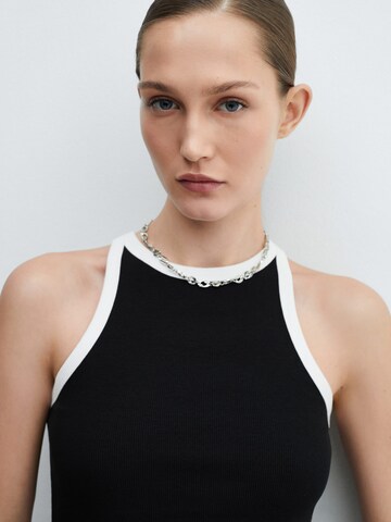 MANGO Top 'TINIC' in Zwart