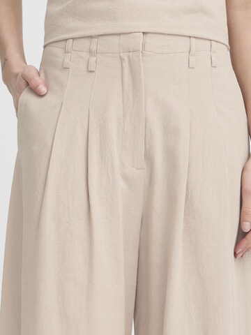 ICHI - Loosefit Pantalón ' IHUNITY ' en beige