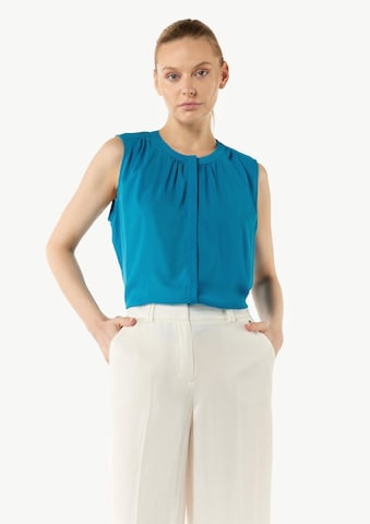 Chemisier COMMA en bleu : devant