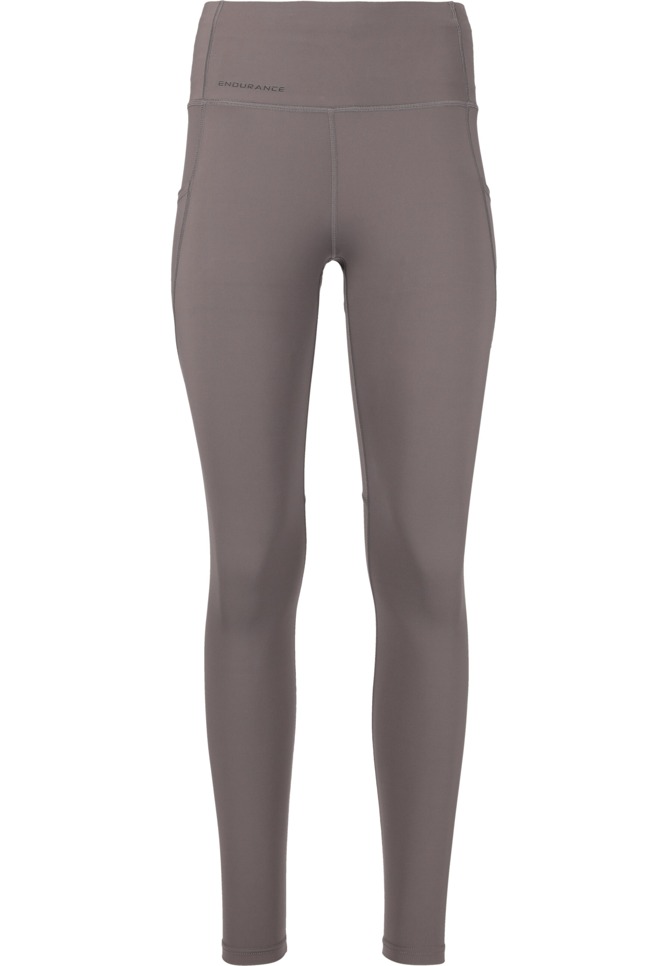 ENDURANCE Regular Funktionstights 'TATHER' in Grau: Vorderseite