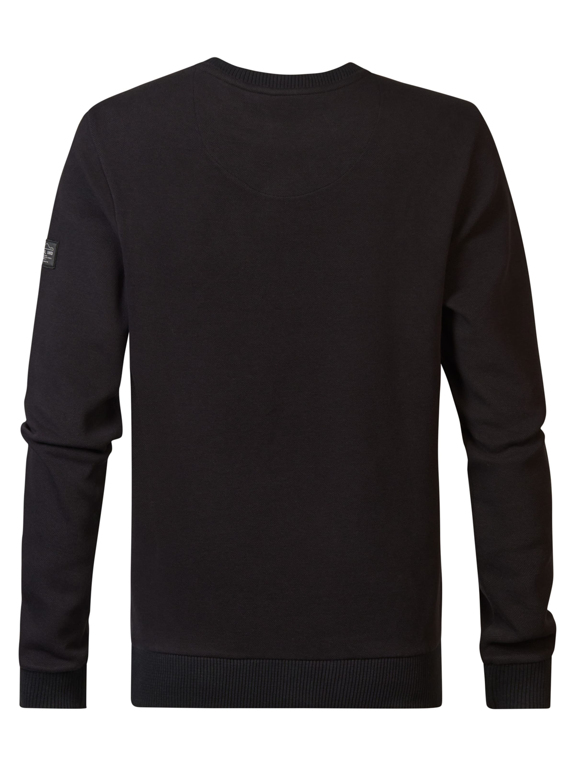 Petrol Industries Pullover 'Canning' in Schwarz