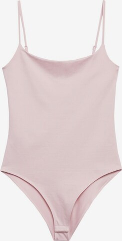MANGO Bodysuit 'Tati' in Pink: front
