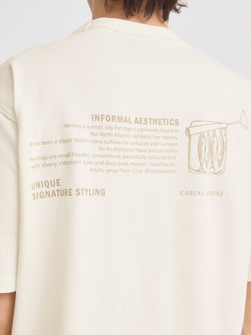 Casual Friday Shirt ' CFARCHER print ' in White