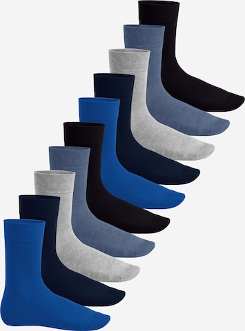 footstar Socken 'EVERYDAY!' in Blau: Vorderseite