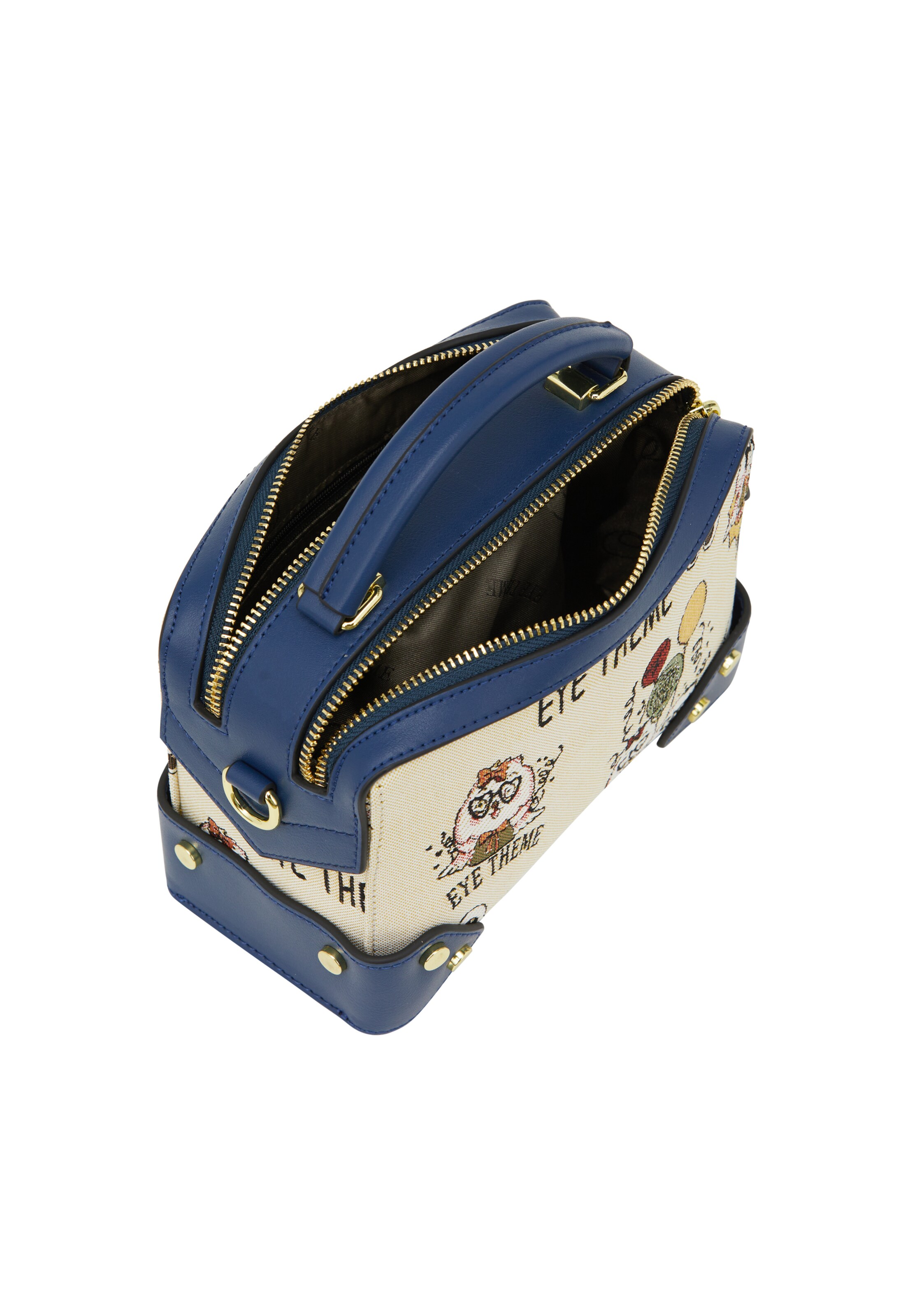 MYMO Τσάντα χειρός 'Pop Eyetheme' σε λευκό