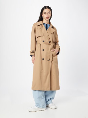 ONLY Between-Seasons Coat 'CHLOE' in Brown: front