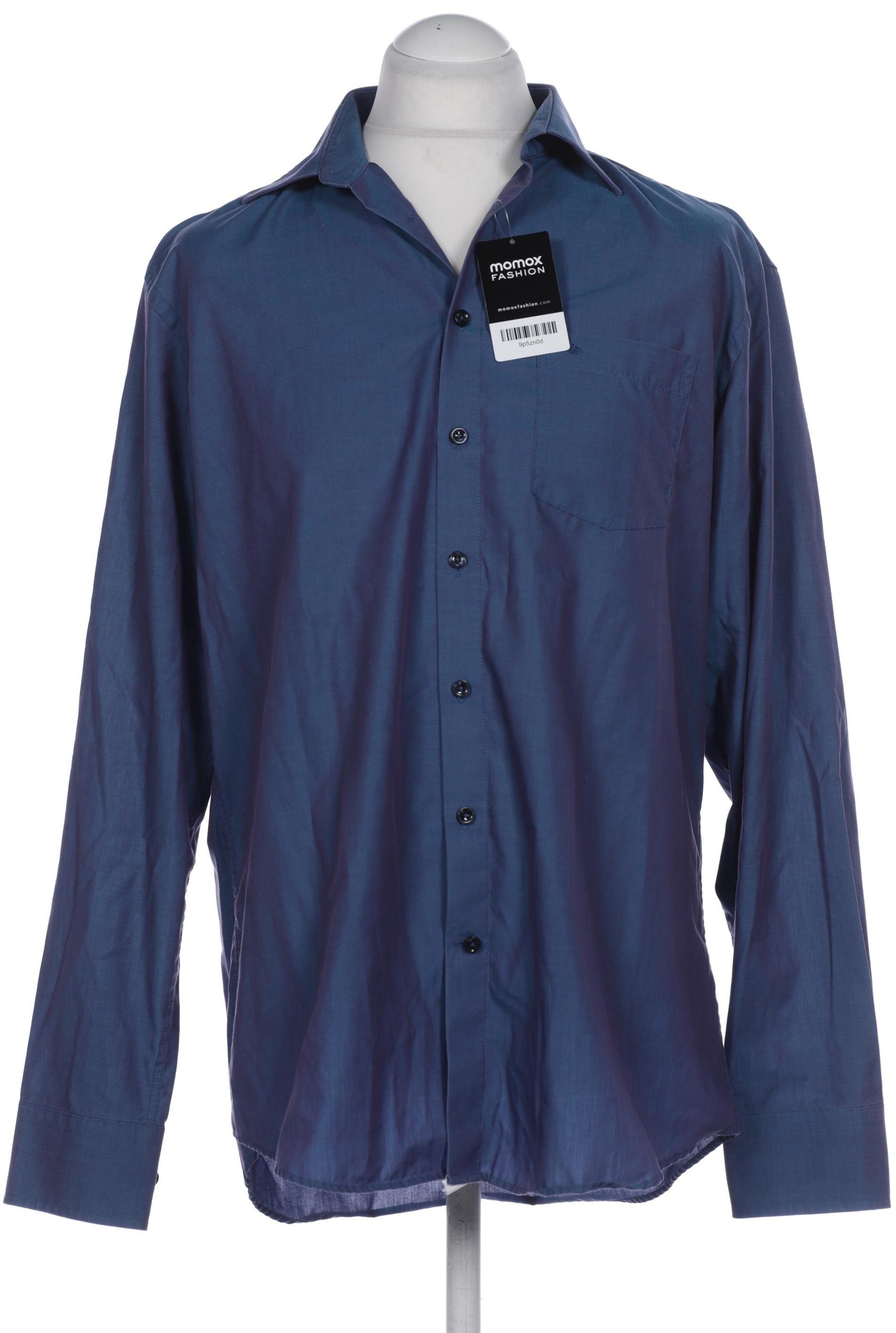 SEIDENSTICKER Button Up Shirt in L in Blue: front