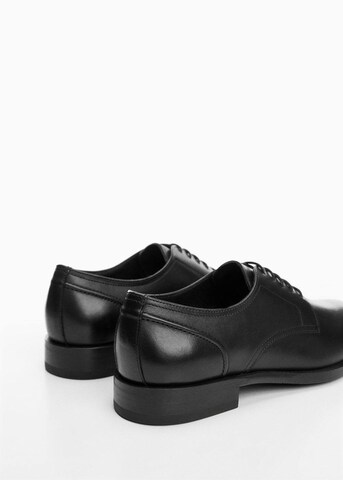 MANGO MAN Lace-Up Shoes 'Madrid' in Black